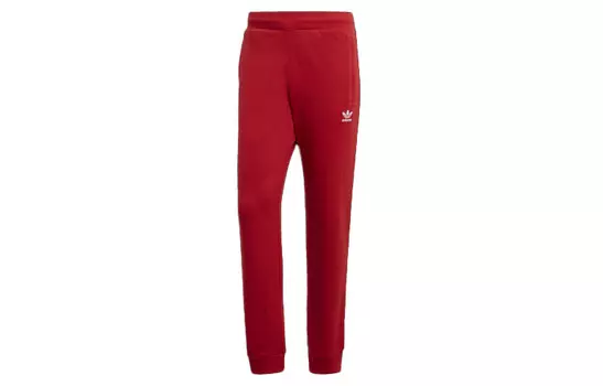Трикотажные спортивные штаны мужские красные Adidas Originals, красный