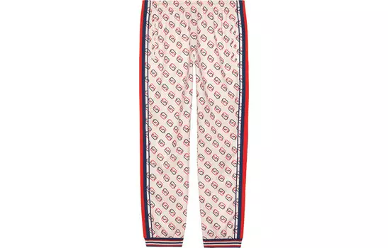 Трикотажные спортивные штаны мужские красные Gucci, красный