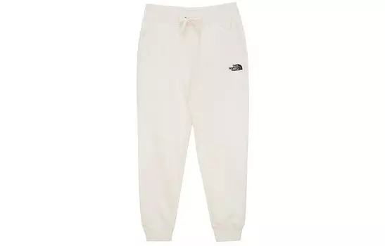 Трикотажные спортивные штаны мужские молочно-белые The North Face, слоновая кость