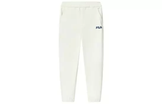 Трикотажные спортивные штаны мужские Off White Fila, кремовый
