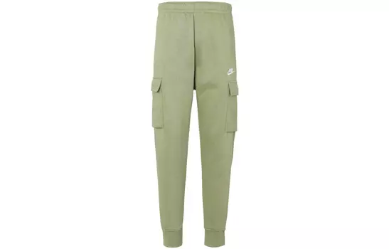 Трикотажные спортивные штаны мужские Oil Green Nike, зеленый