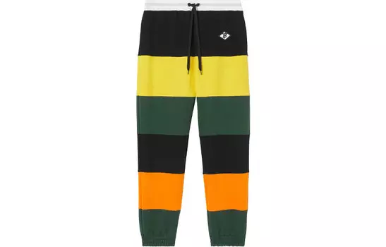 Трикотажные спортивные штаны мужские разноцветные Burberry, цвет Multicolor