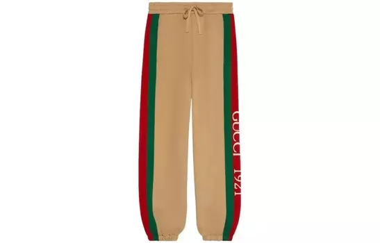 Трикотажные спортивные штаны мужские разноцветные Gucci, цвет Multicolor