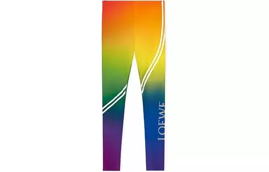 Трикотажные спортивные штаны мужские разноцветные Loewe, цвет Multicolor