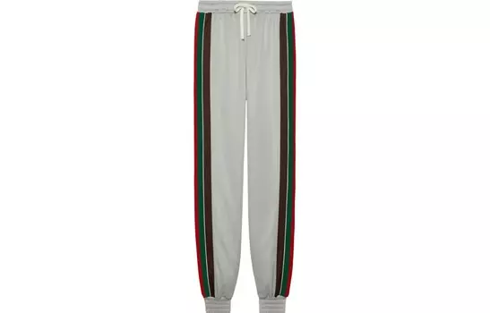 Трикотажные спортивные штаны мужские серые Gucci, серый
