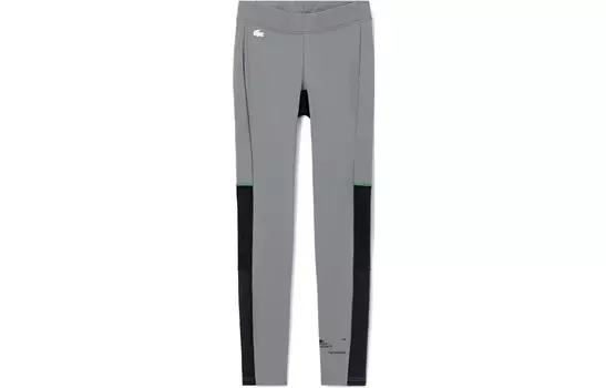 Трикотажные спортивные штаны мужские серые Lacoste, серый