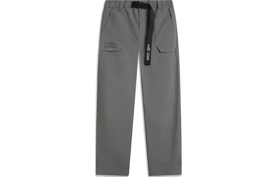 Трикотажные спортивные штаны мужские серые Lining, серый