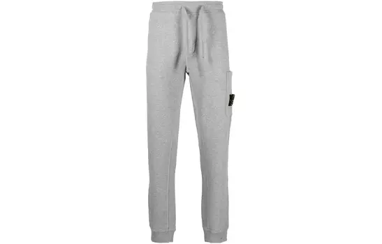 Трикотажные спортивные штаны мужские серые Stone Island, серый