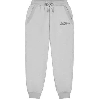 Трикотажные спортивные штаны мужские, средне-серые New Balance, серый