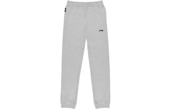 Трикотажные спортивные штаны мужские светло-серые Lining, серый
