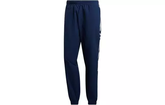 Трикотажные спортивные штаны мужские темно-синие Adidas Originals, темно-синий