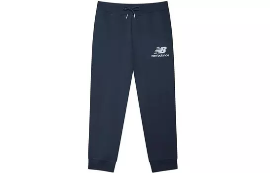 Трикотажные спортивные штаны мужские темно-синие New Balance, темно-синий