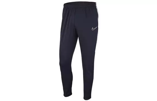 Трикотажные спортивные штаны мужские темно-синие Nike, темно-синий