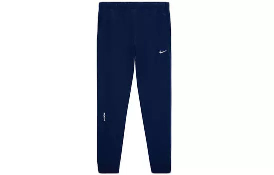 Трикотажные спортивные штаны мужские темно-синие Nike, темно-синий
