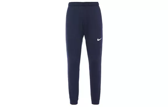 Трикотажные спортивные штаны мужские темно-синие Nike, темно-синий