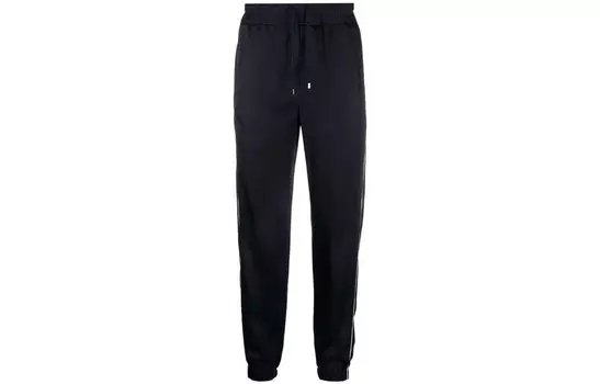 Трикотажные спортивные штаны мужские темно-синие Saint Laurent, синий