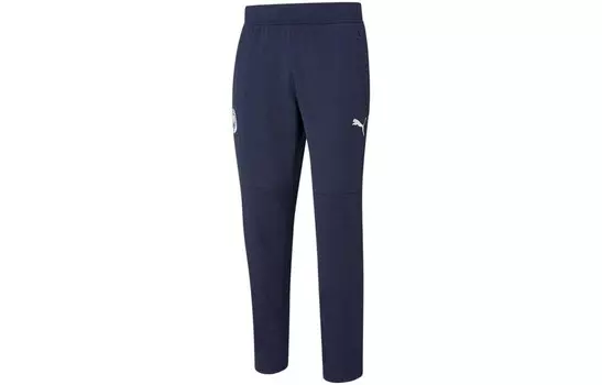 Трикотажные спортивные штаны мужские твидовые синие Puma, синий