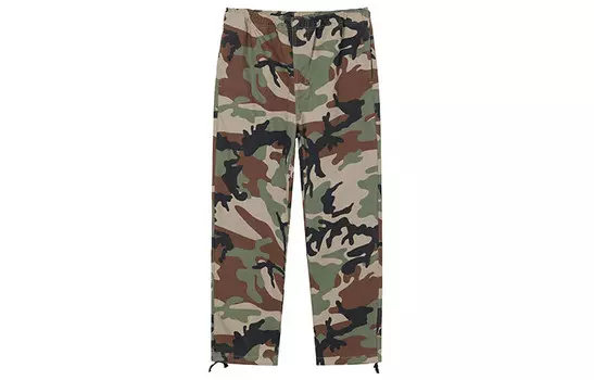 Трикотажные спортивные штаны мужские зеленые Stussy, зеленый