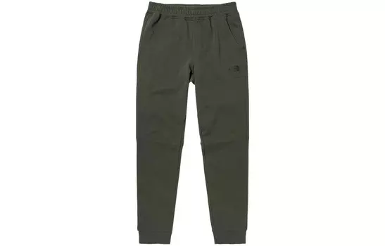 Трикотажные спортивные штаны мужские зеленые The North Face, зеленый