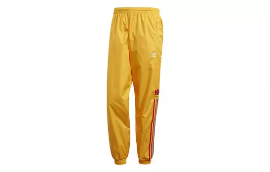 Трикотажные спортивные штаны мужские желтые Adidas Originals, желтый