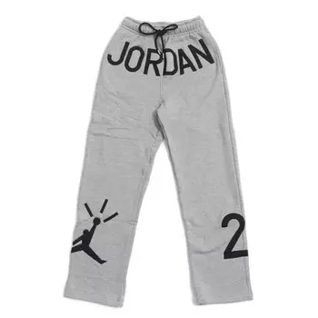 Трикотажные спортивные штаны Nina Chanel Abney Co-branded Edition унисекс серые Jordan, серый