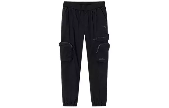 Трикотажные спортивные штаны Outdoor Collection для мужчин, черные Anta, черный
