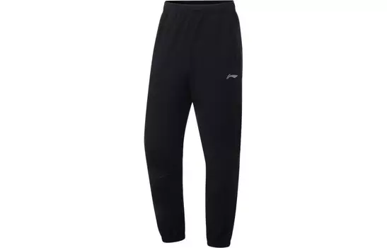 Трикотажные спортивные штаны Running Collection для мужчин, черные Lining, черный