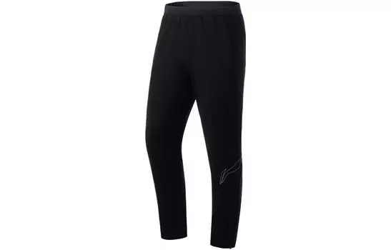 Трикотажные спортивные штаны Running Collection для мужчин, черные Lining, черный