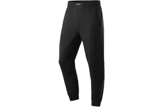 Трикотажные спортивные штаны Running Collection женские черные Lining