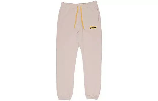 Трикотажные спортивные штаны с буквенным логотипом, бежевые, унисекс Drew House, бежевый