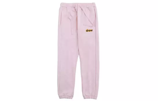 Трикотажные спортивные штаны с буквенным логотипом, унисекс, розовые Drew House, розовый