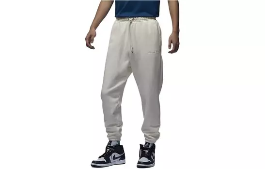 Трикотажные спортивные штаны с надписью Wordmark для мужчин Sail White Jordan, белый