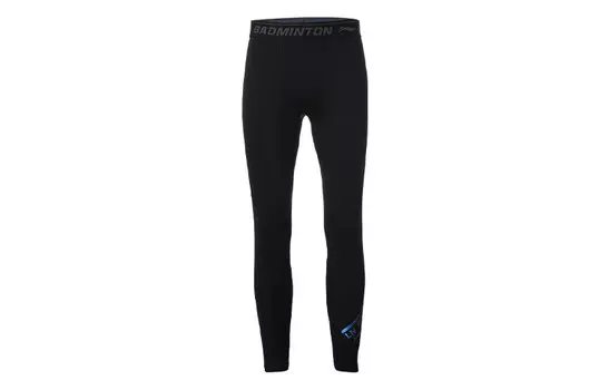 Трикотажные спортивные штаны серии Badminton для мужчин, черные Lining, черный