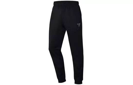 Трикотажные спортивные штаны серии Badminton для мужчин, черные Lining, черный