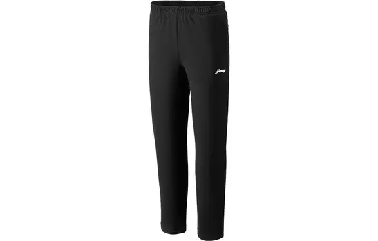 Трикотажные спортивные штаны серии Badminton, унисекс, черные Lining, черный