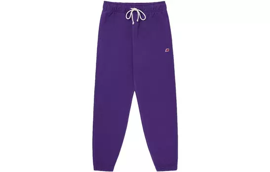 Трикотажные спортивные штаны серии Made In USA, унисекс, фиолетовые New Balance, фиолетовый