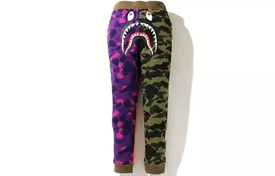 Трикотажные спортивные штаны Shark Series для мужчин, разноцветные A Bathing Ape, цвет Multicolor
