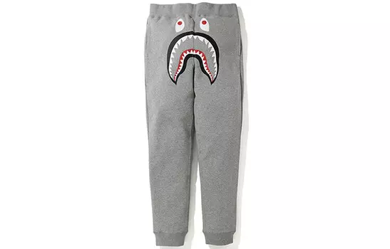 Трикотажные спортивные штаны Shark Series для мужчин A Bathing Ape, серый