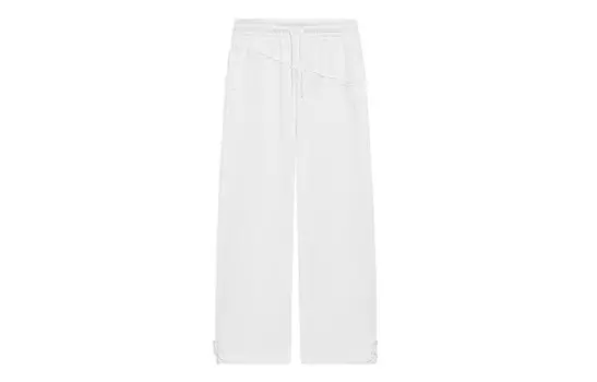 Трикотажные спортивные штаны Sports Life Collection женские молочно-белые Lining