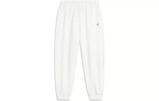 Трикотажные спортивные штаны Sports Life Collection женские молочно-белые Lining