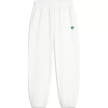 Трикотажные спортивные штаны Sports Life Collection женские молочно-белые Lining