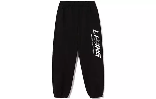 Трикотажные спортивные штаны Training Series для мужчин, черные Lining, черный