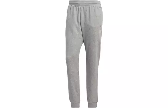 Трикотажные спортивные штаны Trefoil для мужчин, средние, серые, меланжевые Adidas Originals, серый