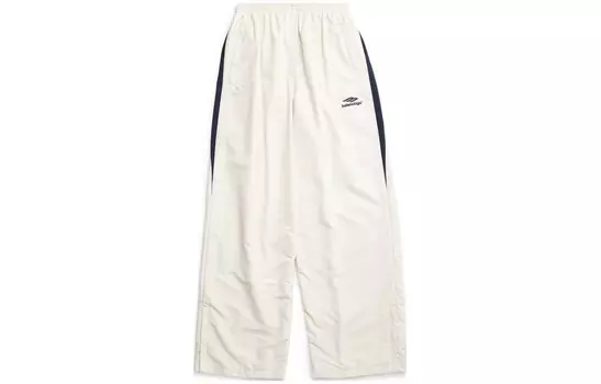 Трикотажные спортивные штаны унисекс белые Balenciaga, белый