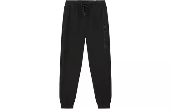 Трикотажные спортивные штаны унисекс Champion, цвет Black