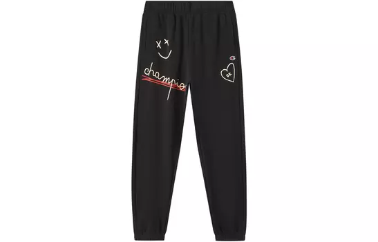 Трикотажные спортивные штаны унисекс Champion, цвет Black