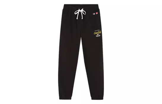 Трикотажные спортивные штаны унисекс Champion, цвет Black