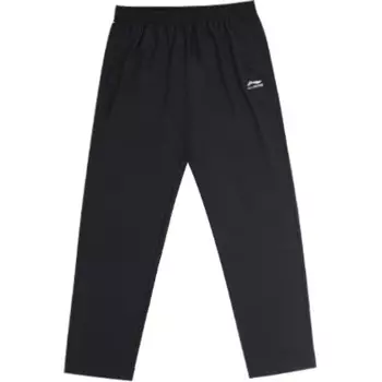Трикотажные спортивные штаны унисекс черные Lining, черный