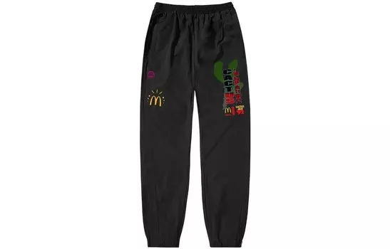 Трикотажные спортивные штаны унисекс черные Travis Scott, черный