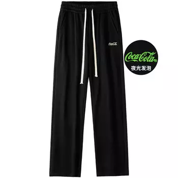 Трикотажные спортивные штаны унисекс Coca-Cola, черный